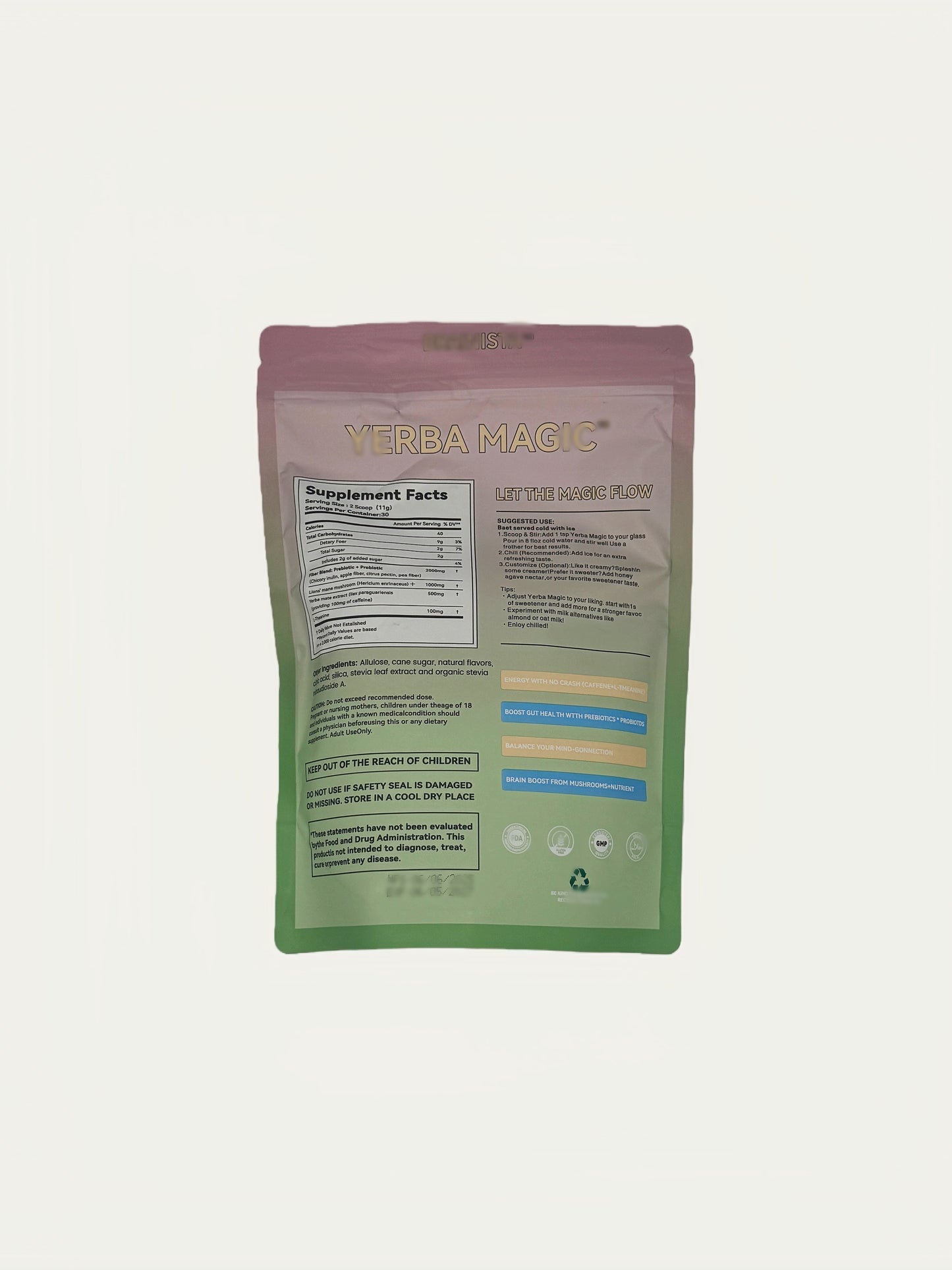 Yerba Mate Instant Tea Powder | 20 Stick Packs