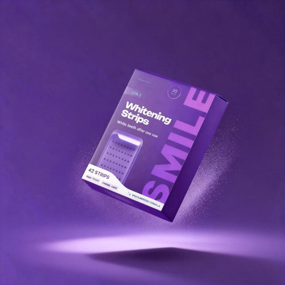 Purple Teeth whitening Strips