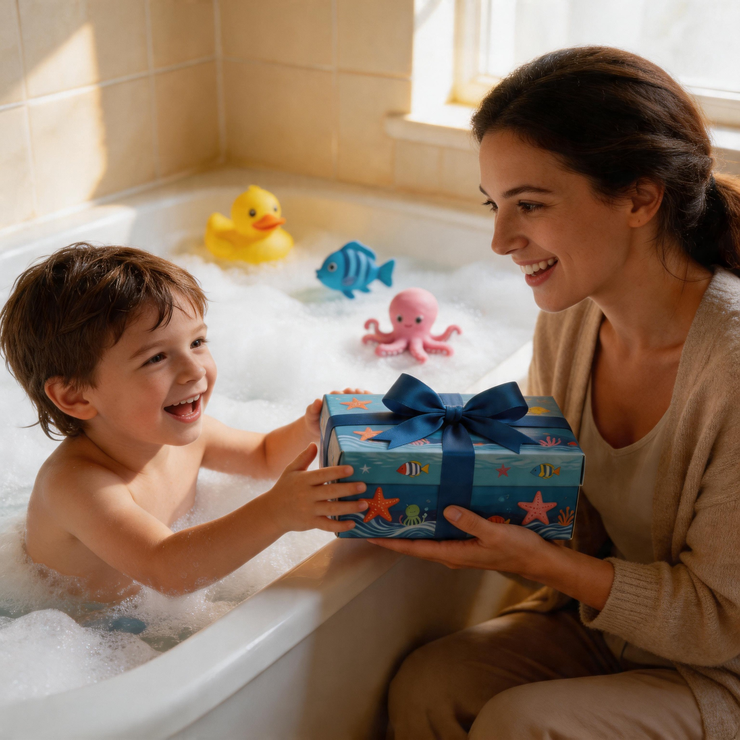 Kids Surprise Bath Bomb Set – Fun Colors & Hidden Toys
