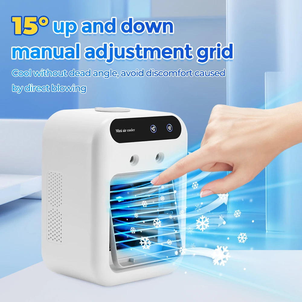 Portable Mini Air Cooler for Bedroom, Office & Camping