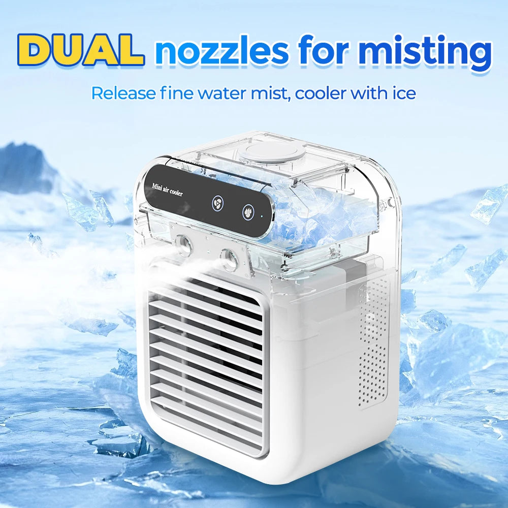 Portable Mini Air Cooler for Bedroom, Office & Camping