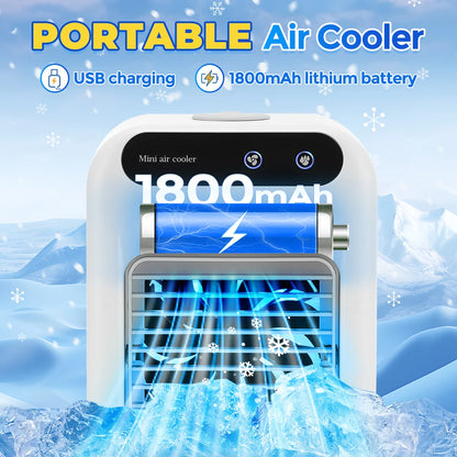 Portable Mini Air Cooler for Bedroom, Office & Camping