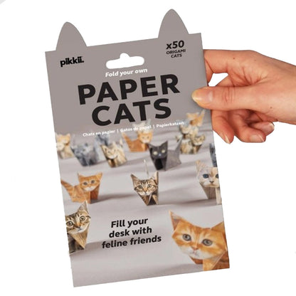 3D Paper Dog and Cat Models: Handcrafted Origami Animal Art Gifts