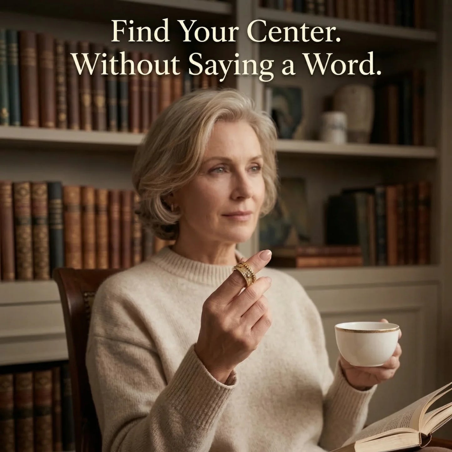 Mindfulness Spinning Ring – Relieve Stress with a Handmade 3D Fidget Band