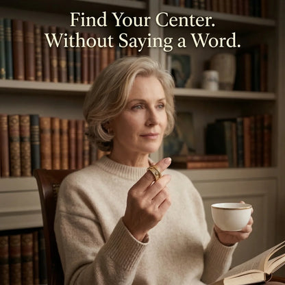 Mindfulness Spinning Ring – Relieve Stress with a Handmade 3D Fidget Band