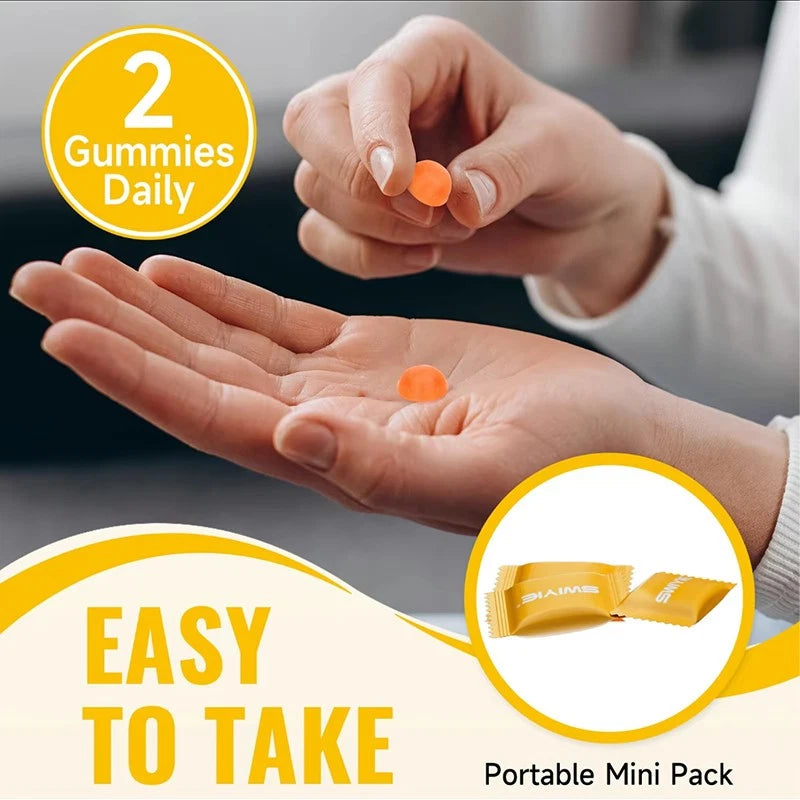 Lutein Gummies - Eye Health Vitamin and Mineral Supplement - Natural Flavor, 60 Count