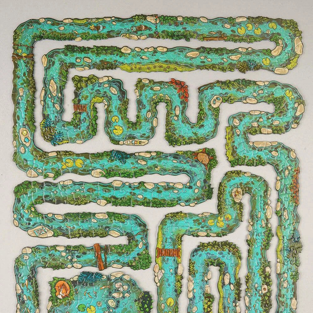 Summer Riverside Puzzle (Mostly Edge Puzzles) 438/50l uprightas