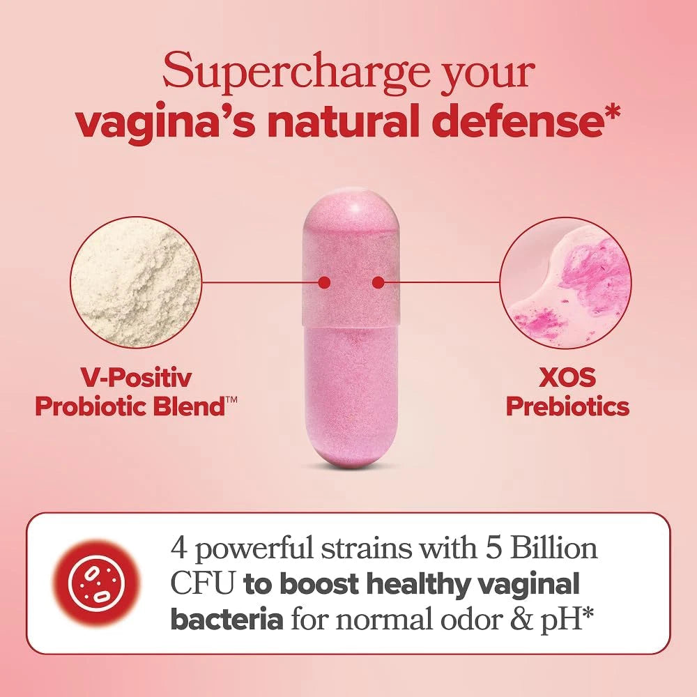URO Vaginal Probiotics for Women pH Balance with Prebiotics & Lactobac