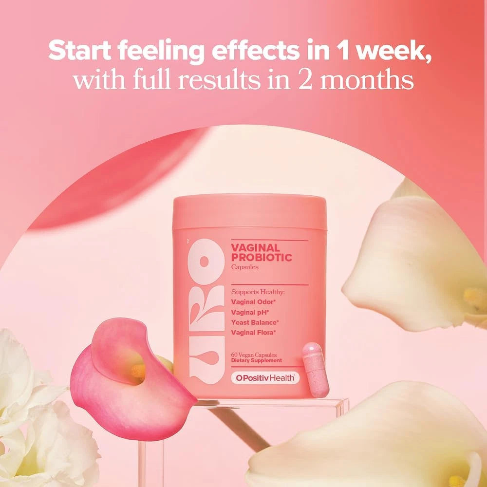 URO Vaginal Probiotics for Women pH Balance with Prebiotics & Lactobac