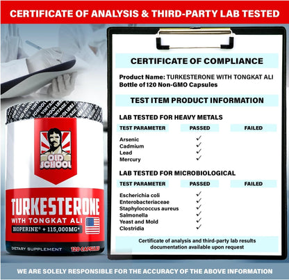Turkesterone Supplement for Men 15,000mg （Max Potency）