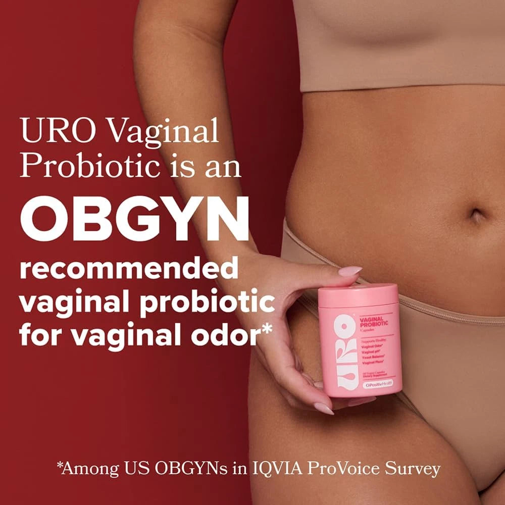 URO Vaginal Probiotics for Women pH Balance with Prebiotics & Lactobac