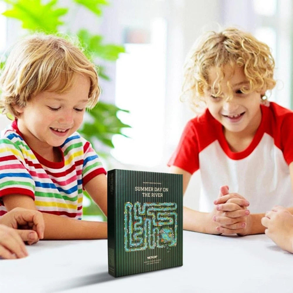 Summer Riverside Puzzle (Mostly Edge Puzzles) 438/50l uprightas