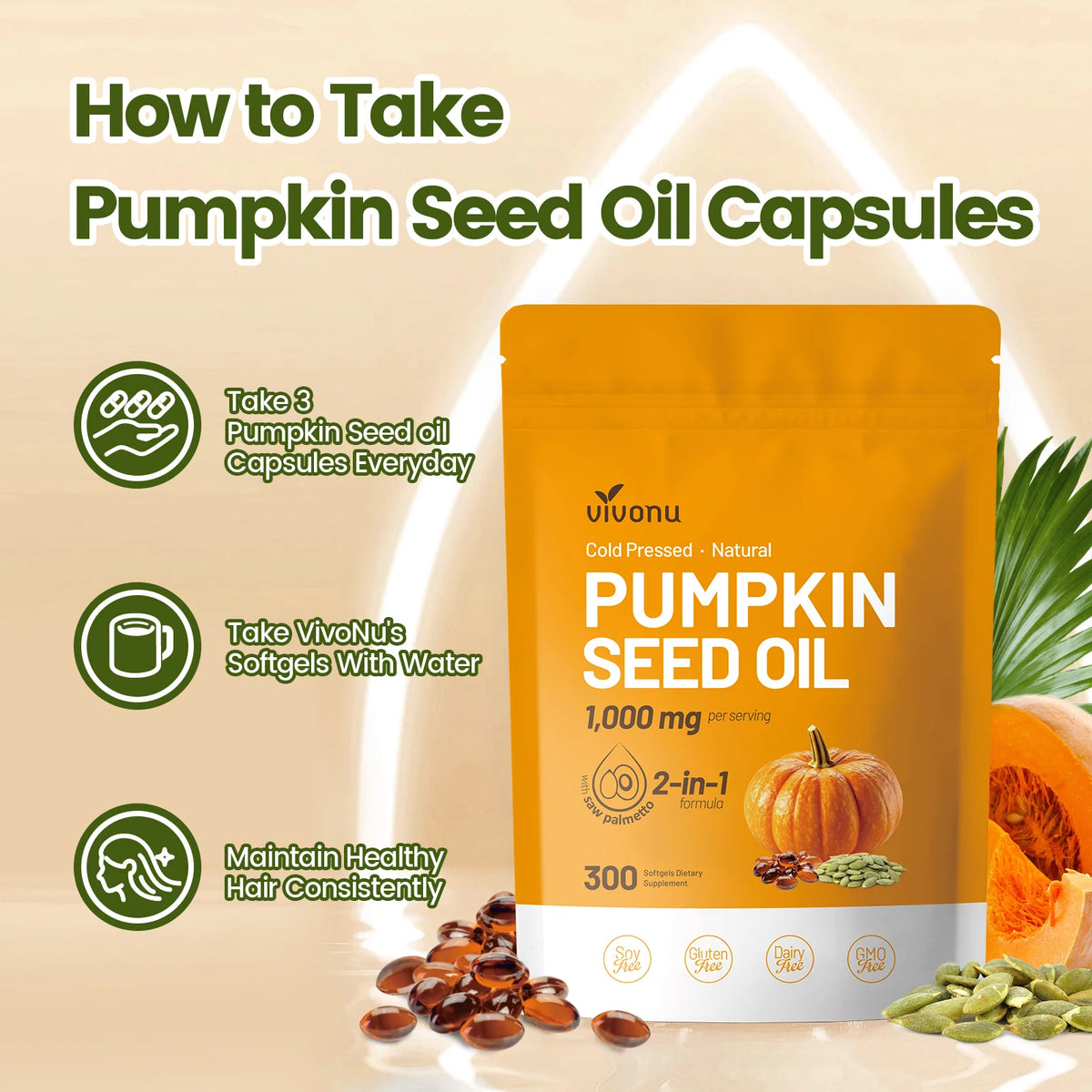 Daily Wellness Trio: Cayenne • D3+K2 • Pumpkin Seed Oil