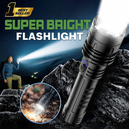 Super Bright Ultimate LED Tactical Flashlight, 80X Brightness, 50H Battery