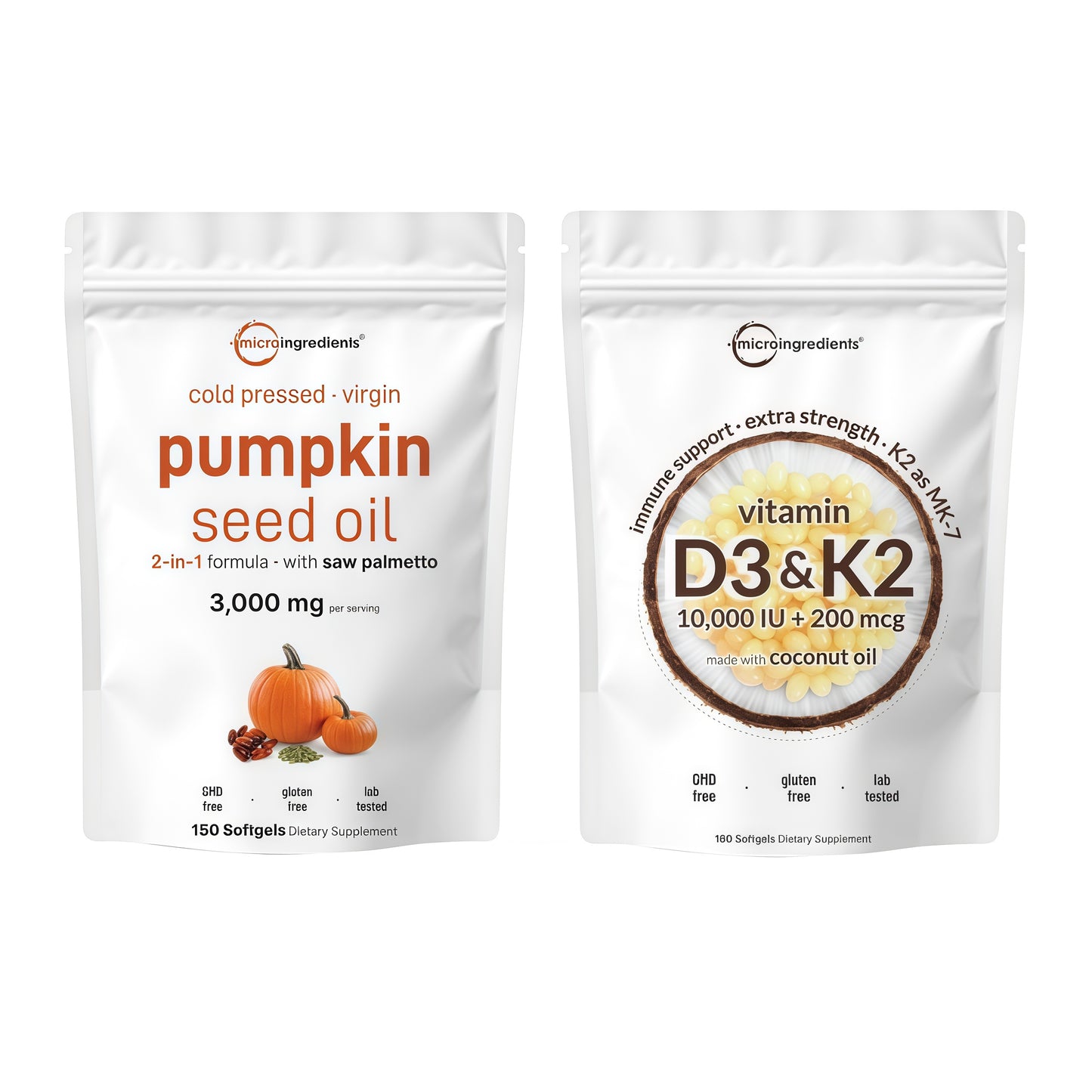 Micro Ingredients 3-in-1 Wellness Softgel Set